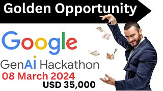 Big Hackathon  Must Apply GooglE  35000 [upl. by Berlin]