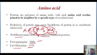 Amino acid structure and properties [upl. by Nipha842]