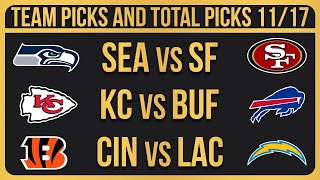 NFL Picks Today 111724 NFL Week 11 Picks and Predictions [upl. by Rucker807]