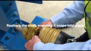 How to grease the pto drive shaft  Comer industries [upl. by Gill]