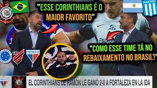 ARGENTINOS DEBATEM CORINTHIANS E BRASILEIROS NA COPA SULAMERICANA RACING PODE ENCARAR [upl. by Aleyam816]