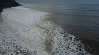 Lynmouth 161216 Surfing Drone Footage [upl. by Belding]