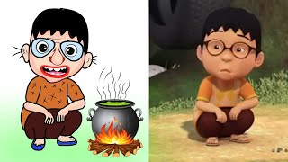 Goyang Upin amp Ipin fanny Drawing Meme  Upin amp Ipin Cartoon Drawing meme [upl. by Nylireg]