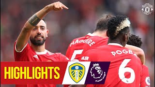 Bruno and Pogba star as five star United beat Leeds  Manchester United 51 Leeds  Highlights [upl. by Marala]