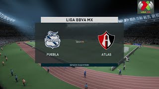 Puebla Vs Atlas—JORNADA 11 LIGA MX CLAUSURA 2024—FIFA MODO LEGENDARIO [upl. by Dasya]