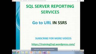 17 Go to URL IN SSRS  DYNAMIC URL IN SSRS  URL Parameters IN SSRS [upl. by Hallock44]