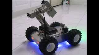 4WD rover with 4DOF robotic arm demonstration [upl. by Naivaj]