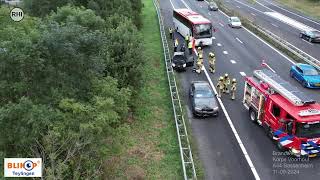 Sassenheim  Brandweerinzet korps Voorhout bij aanrijding  11092024 [upl. by Baillie]