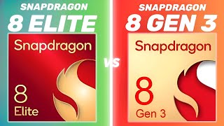 Snapdragon 8 Elite vs Snapdragon 8 Gen 3 [upl. by Nevin96]