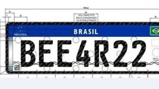 Novo tipo de placas no Brasil Diario de bordo de um caminhoneiro [upl. by Benita]