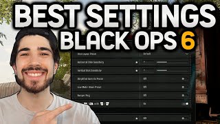 THE BEST CONTROLLER SETTINGS  Black Ops 6 Settings For Console amp PC [upl. by Sadick]