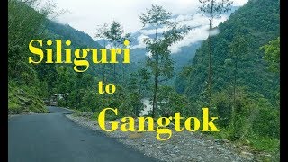 Siliguri  NJP  Bagdogra Airport to Gangtok road journey [upl. by Laerdna]