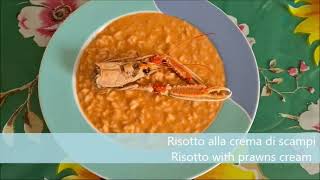 Risotto alla crema di scampiRice with prawns cream [upl. by Greer351]