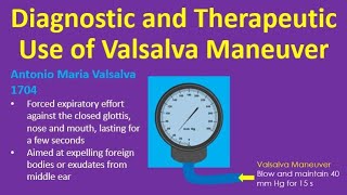 Diagnostic and Therapeutic Use of Valsalva Maneuver [upl. by Ahsikym]