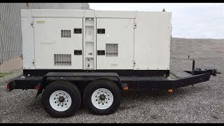 Used Multiquip 158kW standby 144kW 180kVA prime portable diesel generator set  Stock 45143001 [upl. by Rezeile707]