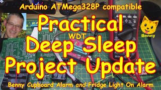 166 ATMega328P 💤 Alarm Update  WDT amp Interrupt amp Custom PCB [upl. by Bromleigh]