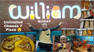 william johns pizza unlimitedpizza suratfood unlimitedfood [upl. by Gaidano]