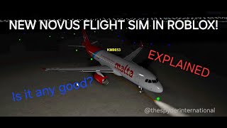 New Flight Simulator in ROBLOX NOVUS [upl. by Aisinut]