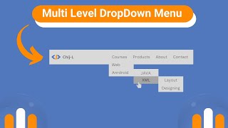 Multi Level Dropdown Menu Using HTML CSS  Multi Level Dropdown Navigation Menu With Submenu [upl. by Notniuq194]