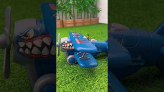 Super Large Blue Shark Helicopter Toy  Inertial Glider with Rotating Propeller toys [upl. by Bandler212]