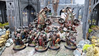 Chaos Space Marines vs Death Guard Warhammer 40k battle report [upl. by Bilow588]