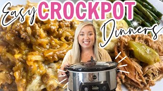 EASY CROCKPOT RECIPES  WHATS FOR DINNER  EASY WEEKNIGHT MEALS  JESSICA ODONOHUE [upl. by Natanoy]