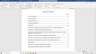 Thesis and Dissertation Formatting Tutorial 1 An Overview of the Preliminary Pages [upl. by Oakman]