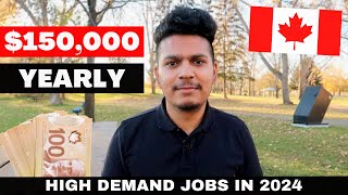 10 HIGH DEMAND JOBS IN CANADA 2024 WITH SALARIES💰 [upl. by Sidell]