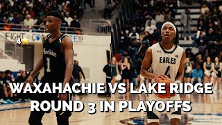 DISTRICT OPPONENTS GO H2H IN ROUND 3 OF PLAYOFFS😳 King Grace amp Waxahachie vs Lake Ridge🔥 viral [upl. by Ilise]