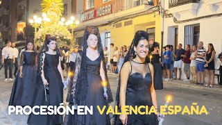 SOLEMNE PROCESIÓN EN VALENCIA ESPAÑA [upl. by Keyes]