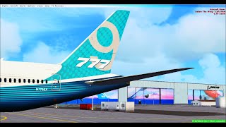 FSX Boeing B7779 First flight ✈️✈️✈️ nguyenanhsgn [upl. by Cloris]