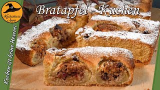 herrlich duftender  herbstlicher Bratapfel Kuchen [upl. by Jordain]