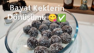 Kalan keklerden harika lezzet topları mutfak cooking fikirolsun nasılyapılır kek kakaotopları [upl. by Yee696]