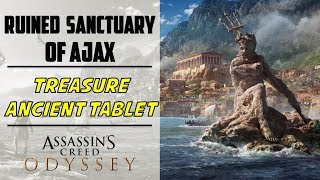 Ruined sanctuary of Ajax  Ancient Tablet amp Treasure Location  Attika  AC ODYSSEY [upl. by Tita]