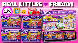 REAL LITTLES FRIDAYS 3 UNBOXING Shopkins Real Littles Micro Mart Blind Bag Toy Opening [upl. by Montanez]