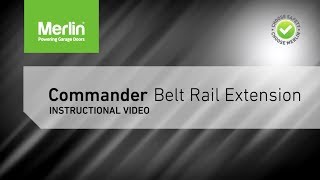 How to add a Extruded Rail to a Commander Extreme I MERLIN [upl. by Langille]