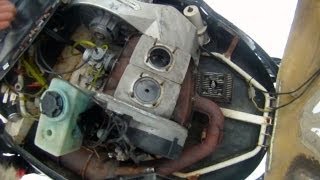 Ski doo skandic blew a piston  the aftermath [upl. by Elo]