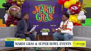 Mardi Gras and Super Bowl events [upl. by Yemac]