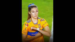 Debut de Tatiana Flores con Tigres😍 [upl. by Akessej]