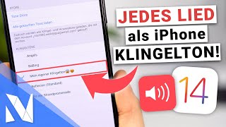 JEDES Lied als iPhone Klingelton verwenden  Kostenlos mit iOS 14 2021  NilsHendrik Welk [upl. by Aihsoem]