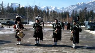 Canadian Bagpipes  Mairis Wedding  Barren Rocks of Aden [upl. by Lathrop]