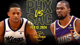 Phoenix Suns vs Sacramento Kings Full Game Highlights  February 13 2024  FreeDawkins [upl. by Galatia579]