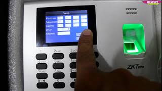 installation and Unboxing of attendance machine ZKT K40  amp Users Configuration [upl. by Efron]