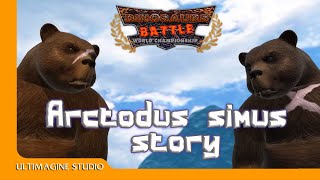 DinosaursBattle  Arctodus simus story dinosaur jurassicworld dinosaursbattle dinosaurs [upl. by Buhler]