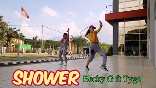 SHOWER By BECKY G FT TYGA  ZUMBA FITNESS  DANCE WORKOUT  RULYA MASRAH [upl. by Nairb]