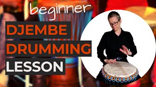 Free Djembe Drumming Lesson for Beginners [upl. by Sashenka]