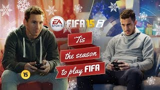 FIFA 15  Christmas Commercial  Messi vs Hazard [upl. by Heisser]