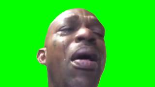 Black Guy Crying Meme Greenscreen FREE DOWNLOAD IN DESC [upl. by Mariele]