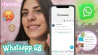 WHATSAPP GB PRO WHATSAPP MODIFICADO 🔥😱 Com Novas Funções 🫣 [upl. by Dukie]