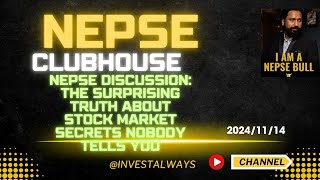 NEPSE DISCUSSIONThe Surprising Truth About Stock Market Secrets Nobody Tells You share nepse [upl. by Noraha706]